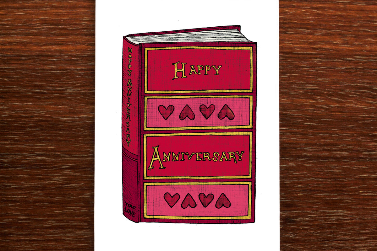 Anniversary Book - Wedding Anniversary Card