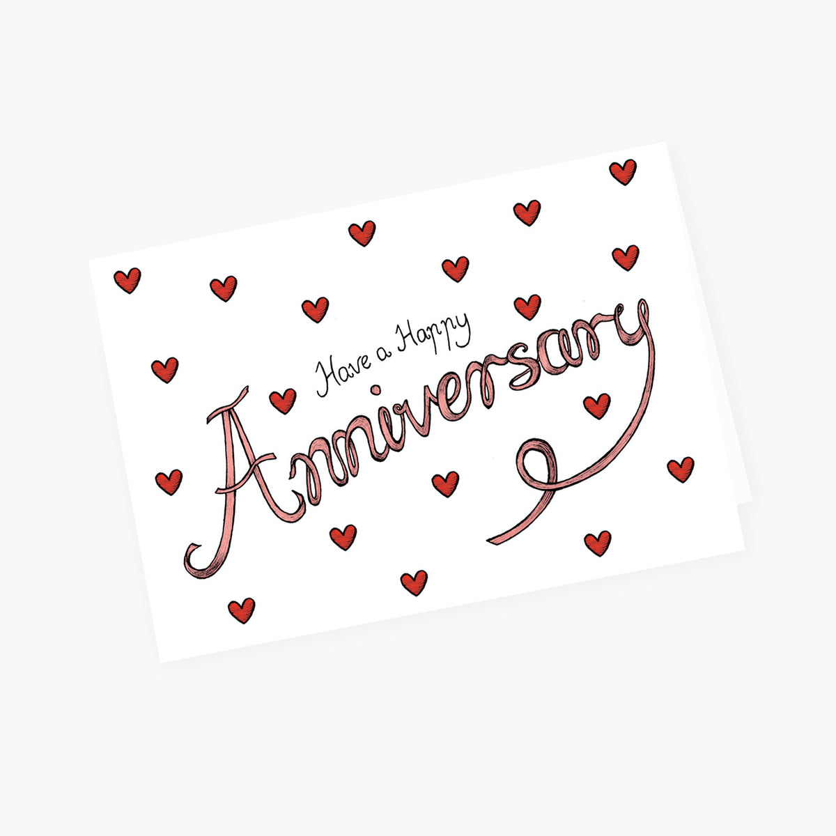 Anniversary Hearts - Wedding Anniversary Card