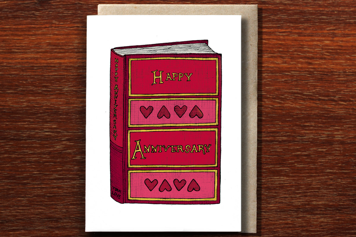 Anniversary Book - Wedding Anniversary Card