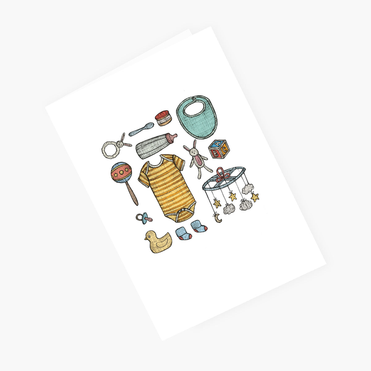 Baby Keepsakes - Card for Newborn