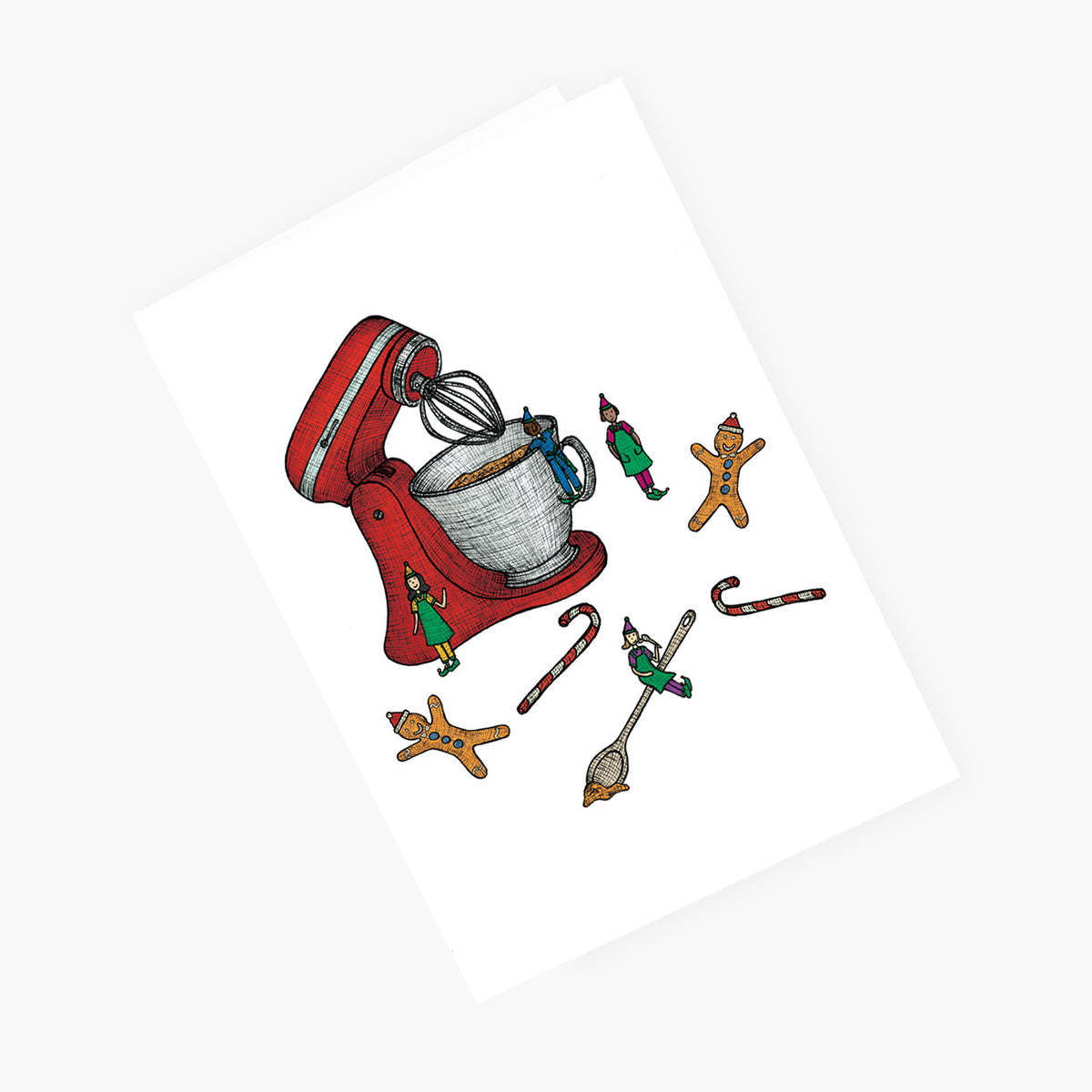 Baking for Christmas - Christmas Card