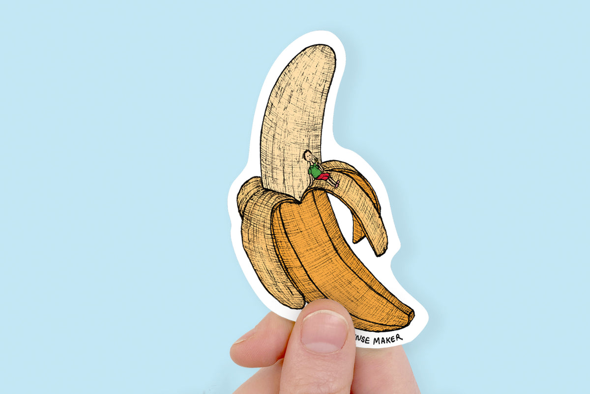 Banana Sticker - Vinyl Stickers