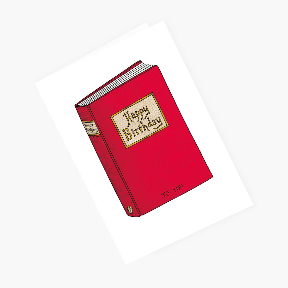 Birthday Book - Happy Birthday Card