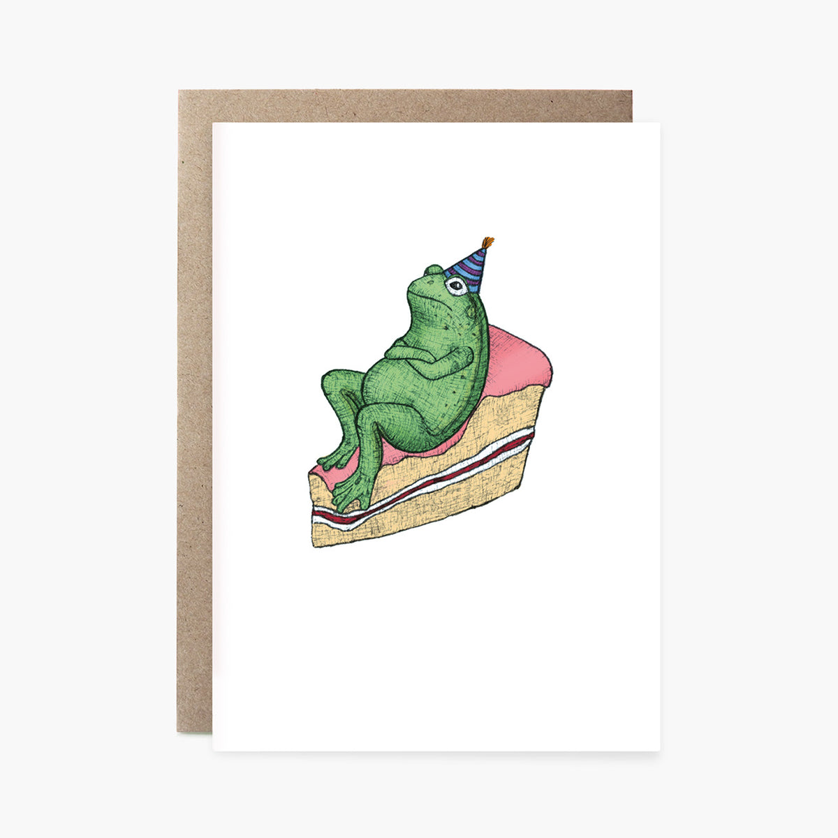 Birthday Frog - Happy Birthday Card