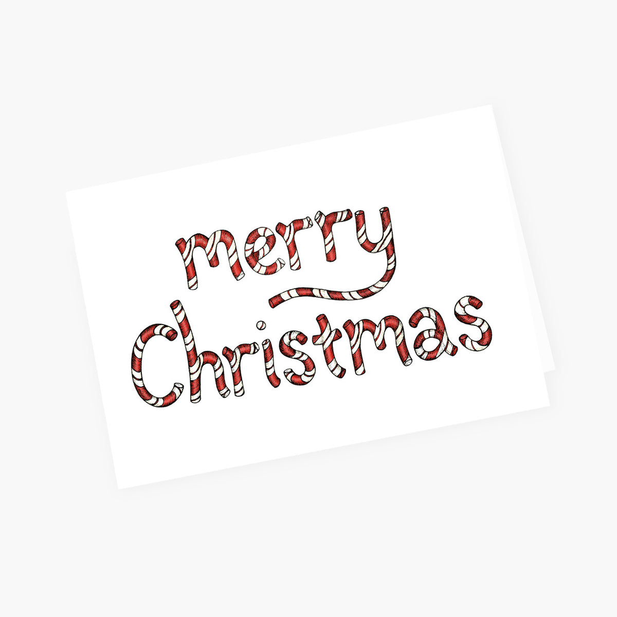 Candycane Christmas - Christmas Card