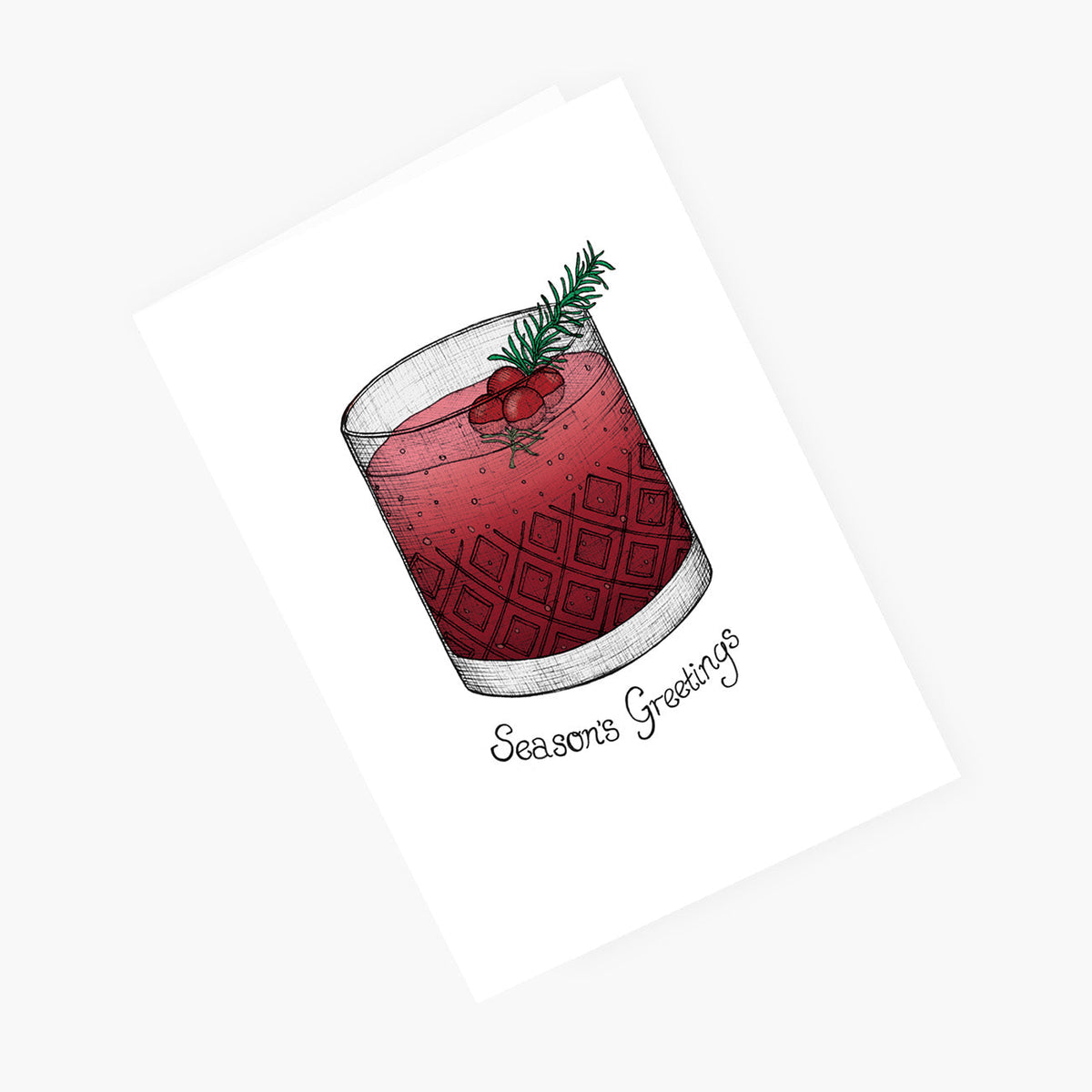 Christmas Cocktail - Christmas Card