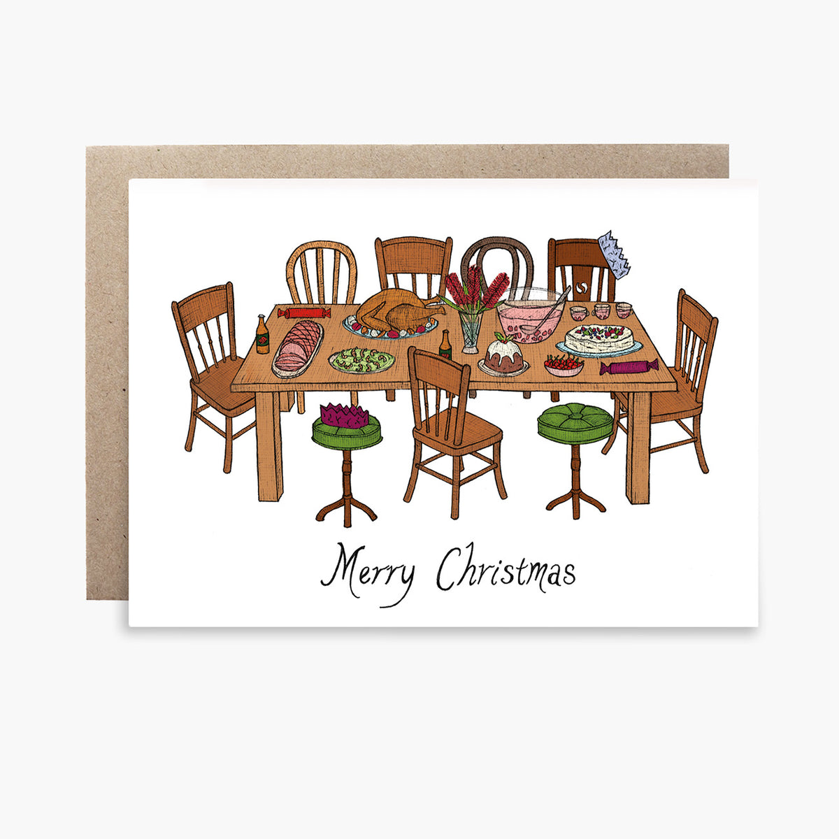 Christmas Lunch - Christmas Card