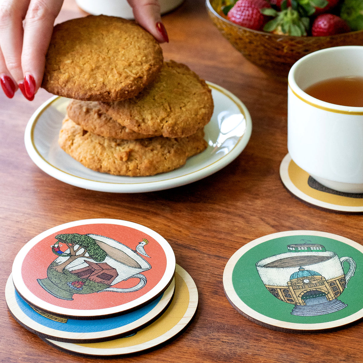 Camping Coaster - Drink Coaster