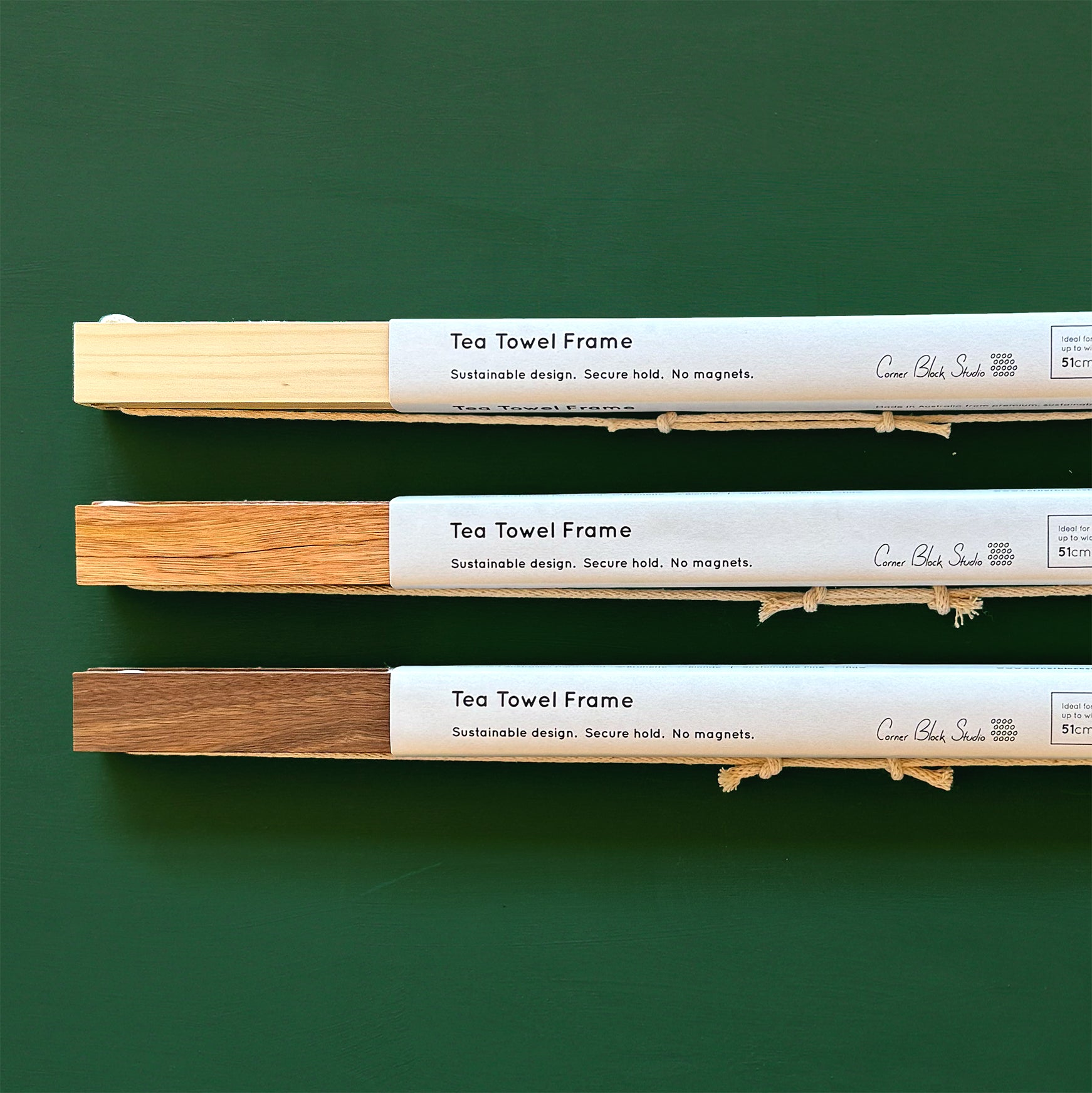 Tea Towel Frame - Sustainable Wood
