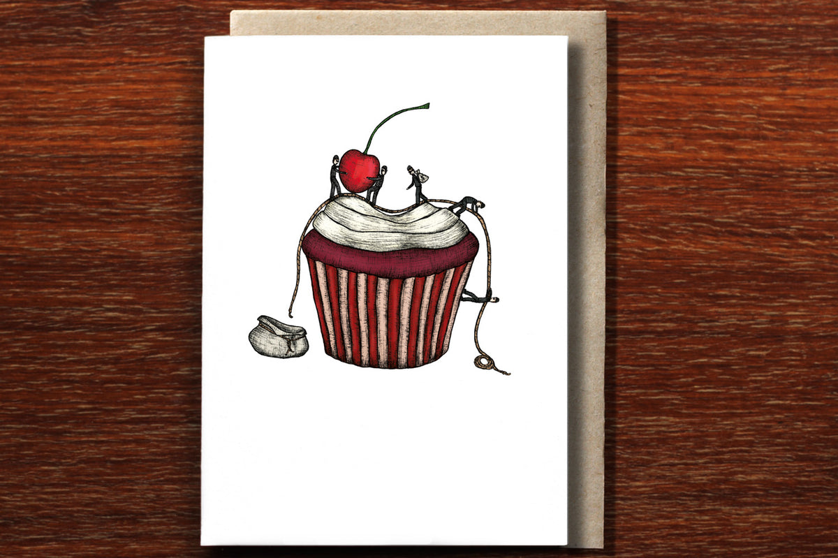 Cupcake Burglars - Greeting Card