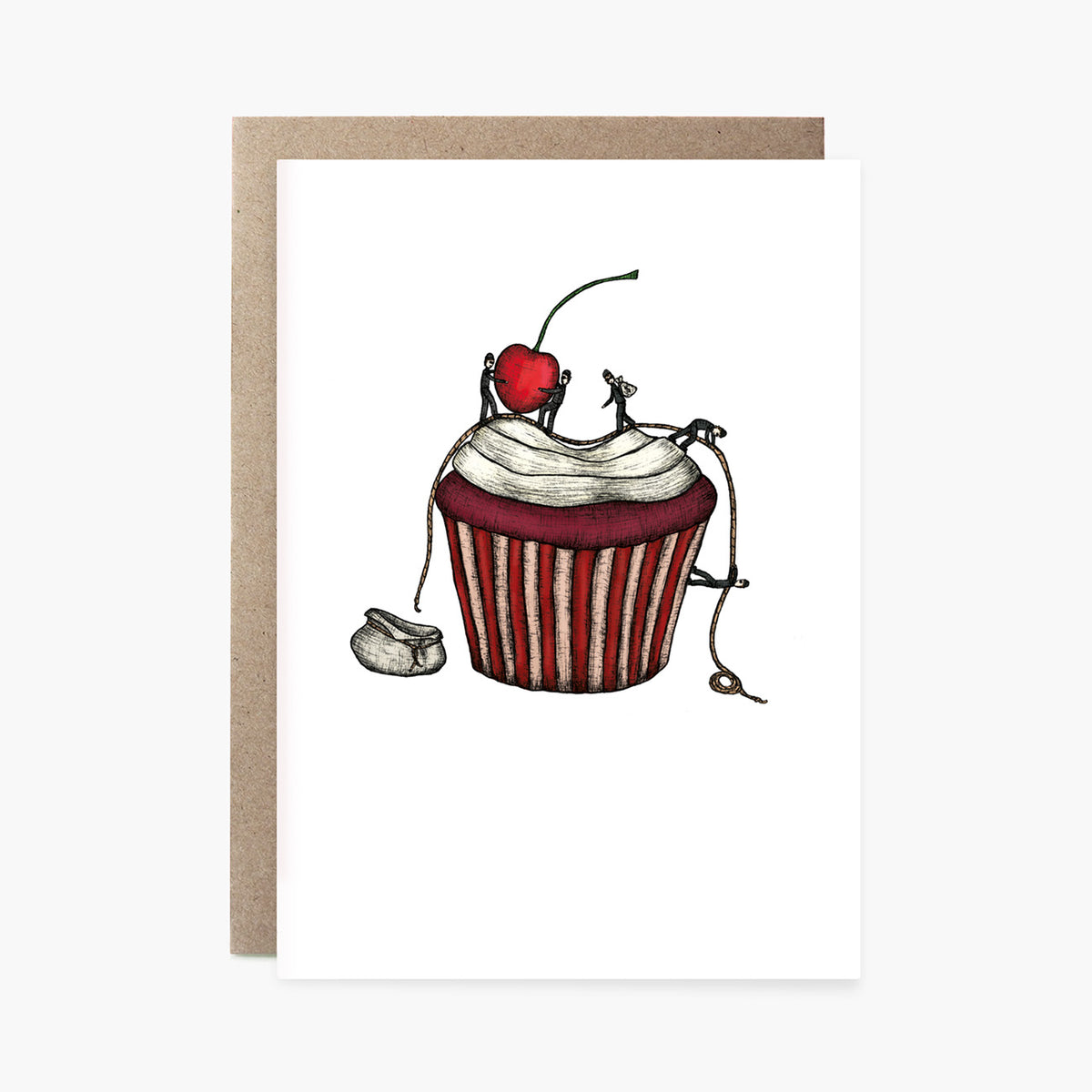 Cupcake Burglars - Greeting Card
