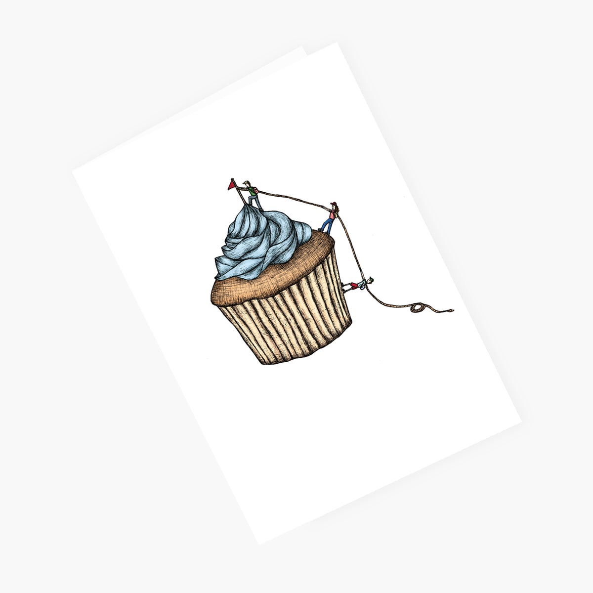 Cupcake Climbers - Greeting Card