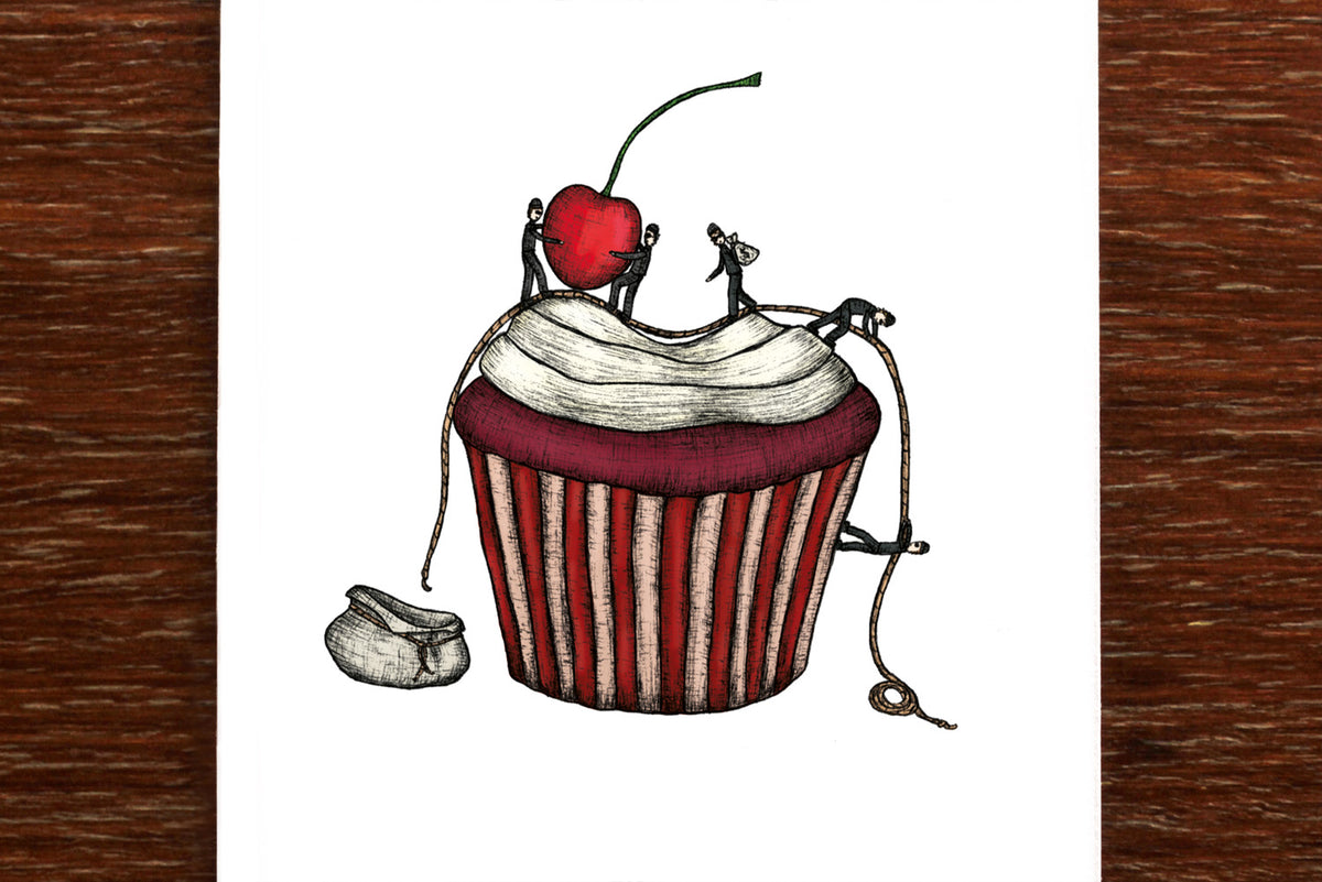 Cupcake Burglars - Greeting Card