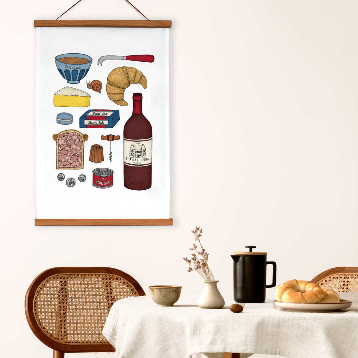 My French Kitchen - Art Tea Towels