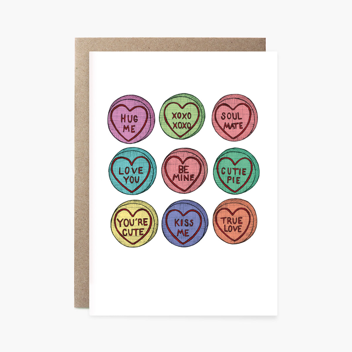 Heart Candy - Valentine's Day Card