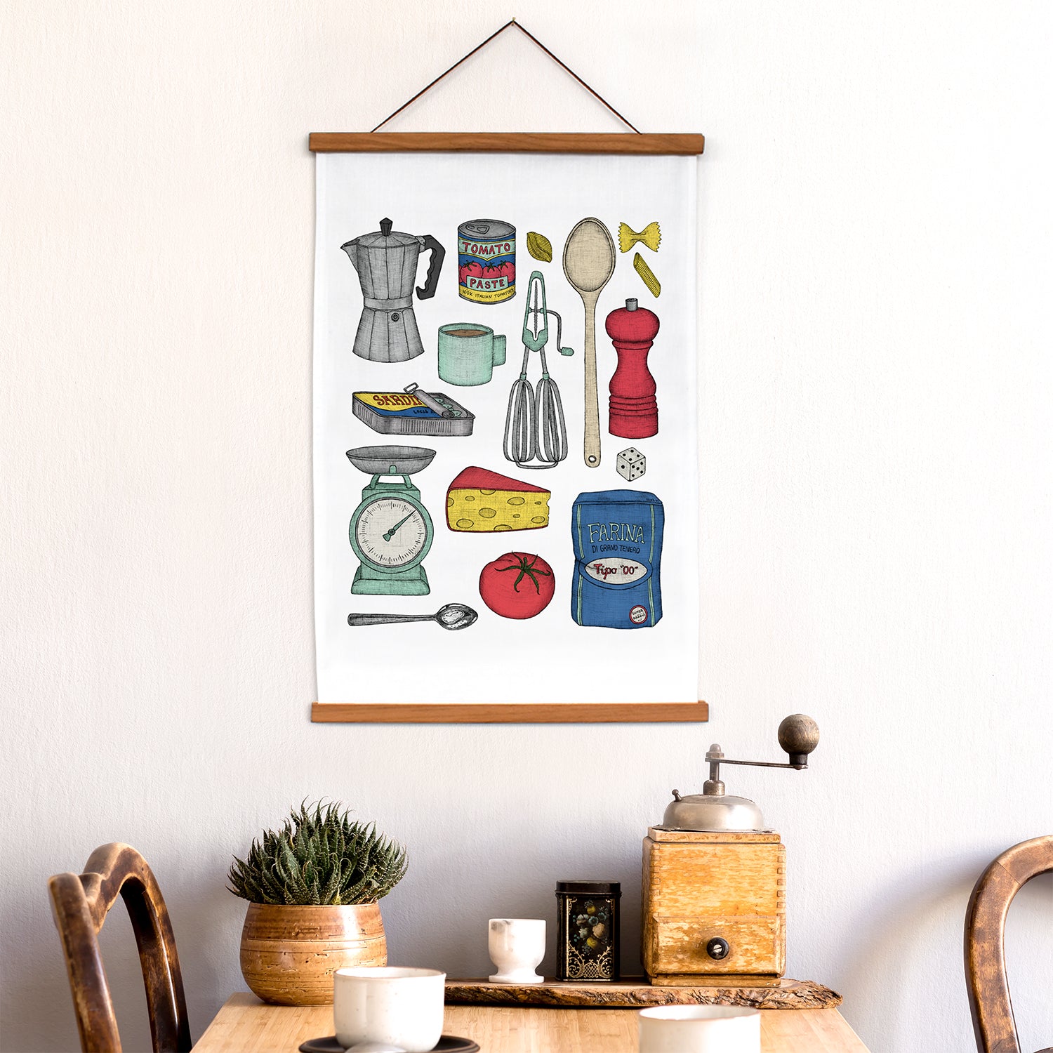 Italian Kitchen - Art Tea Towels