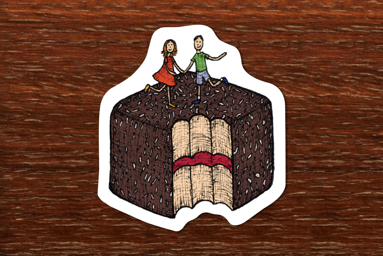 Lamington - Australian Magnets