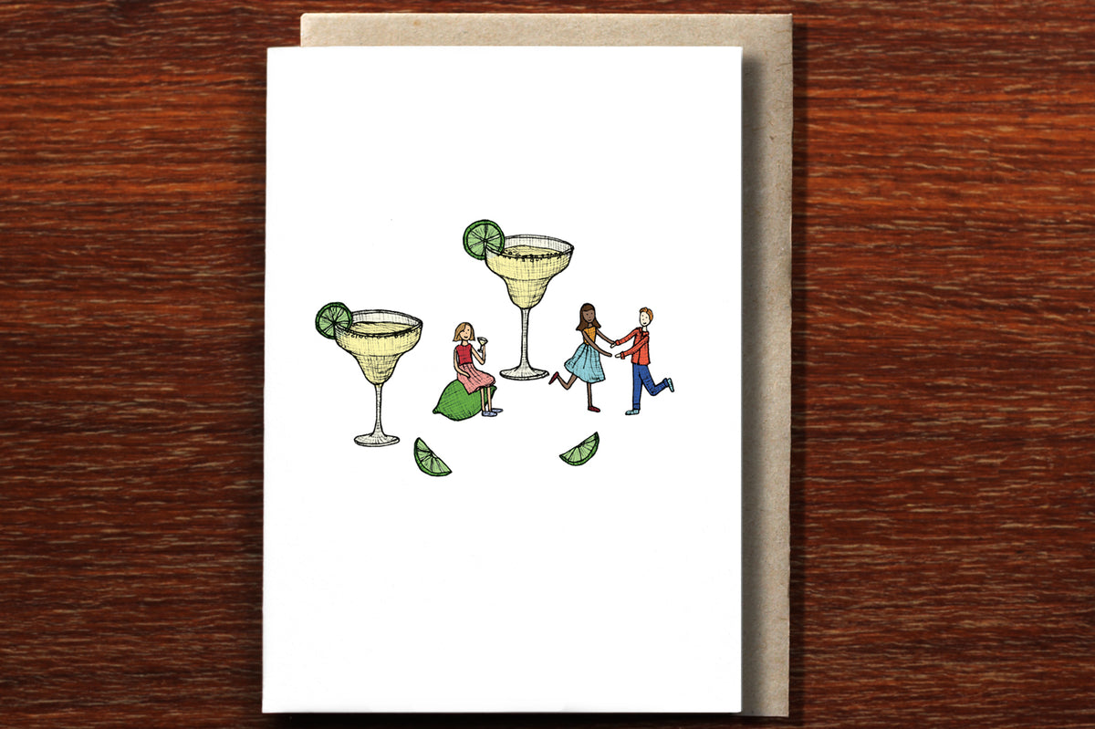 Happy Birthday Margarita with envelope