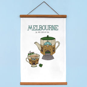 Melbourne Teapot - Art Tea Towels