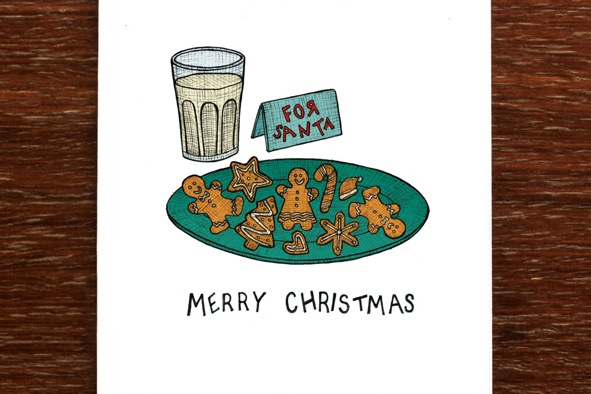Cookies for Santa - Christmas Card