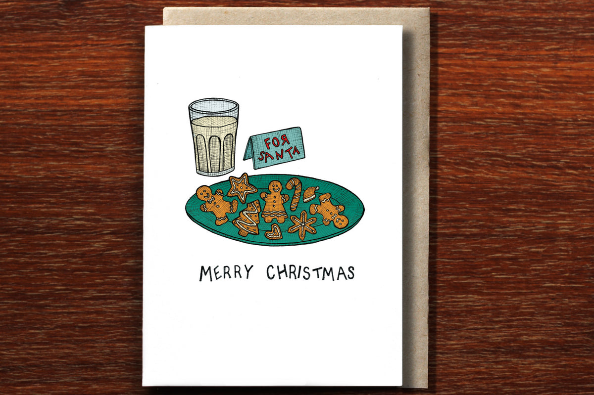 Cookies for Santa - Christmas Card