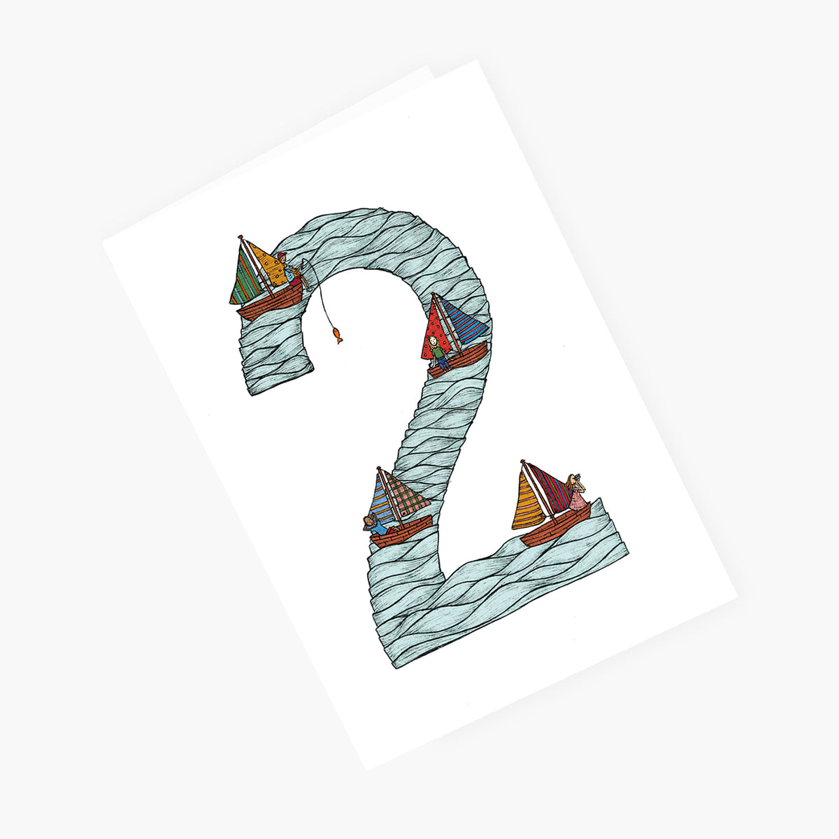 Number Two - 2nd Birthday Card