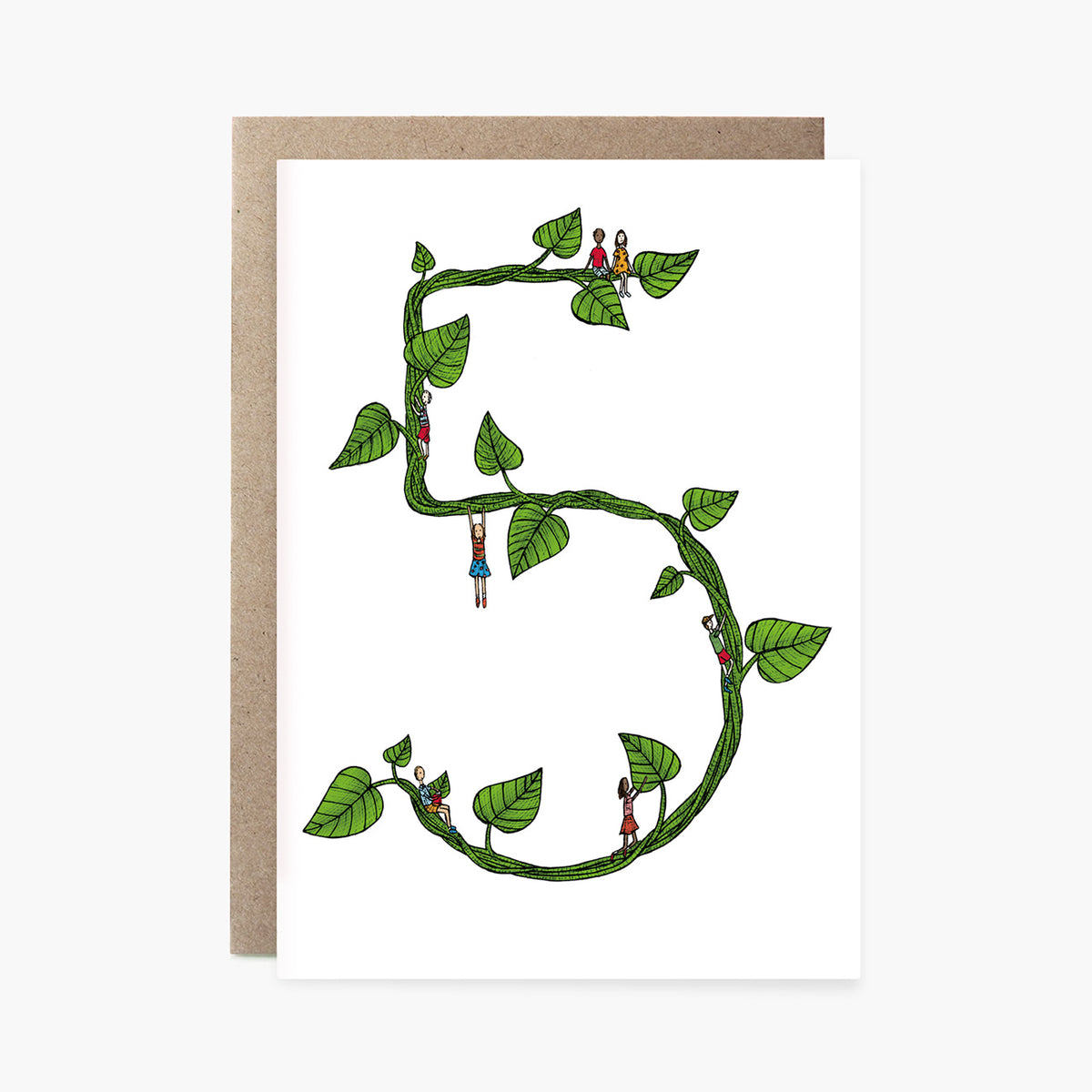 Number Five - 5th Birthday Card