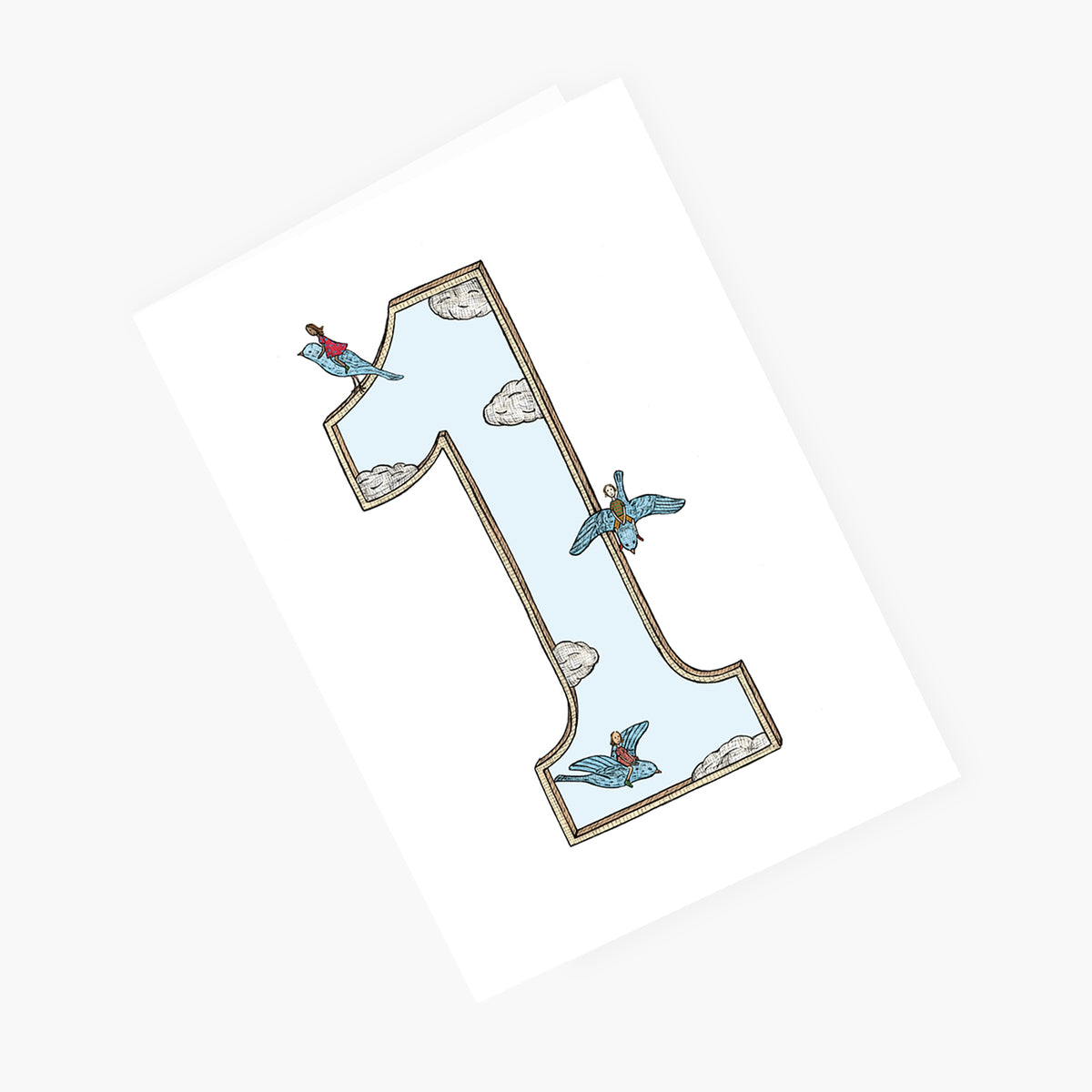 Number One - 1st Birthday Card