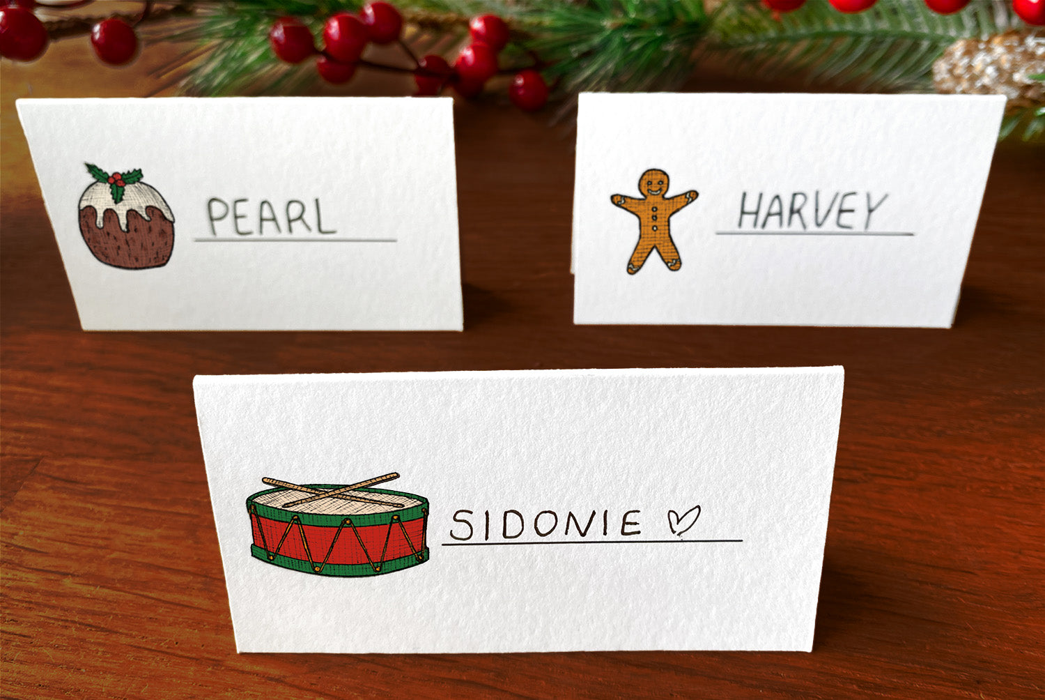 Place Cards Christmas