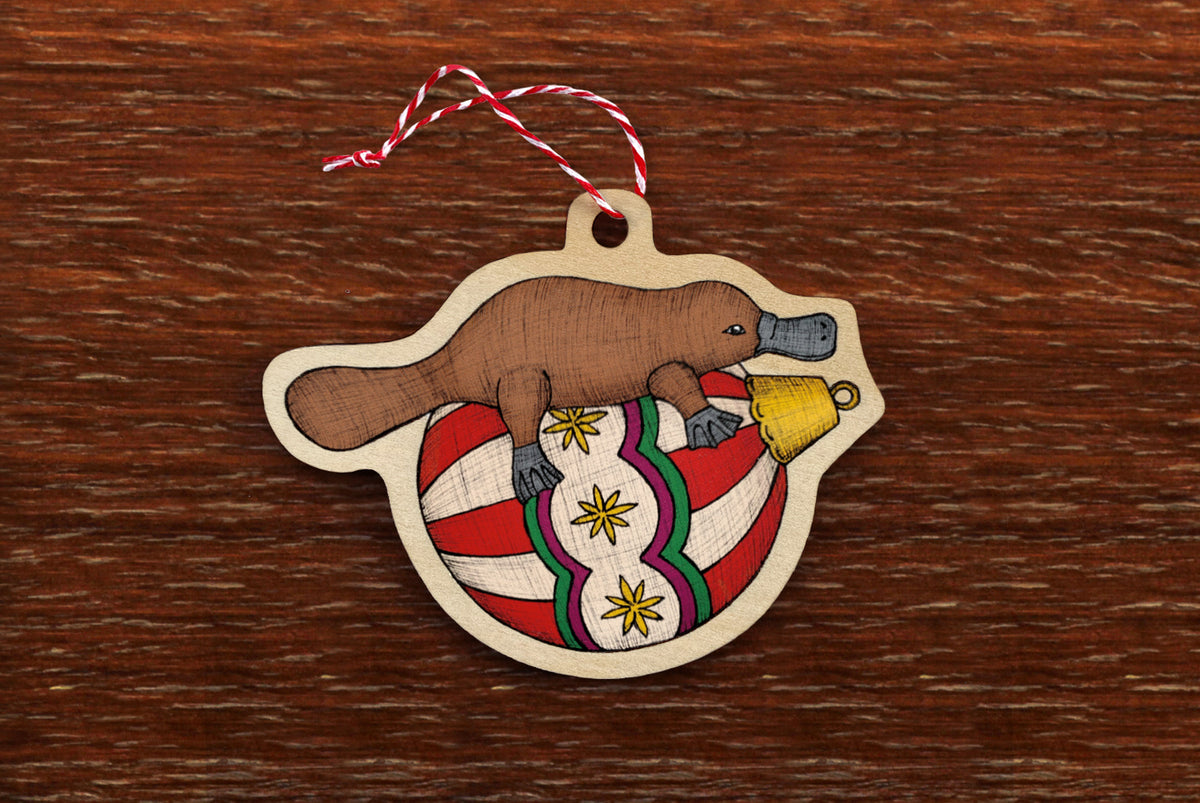 Platypus - Christmas Ornament