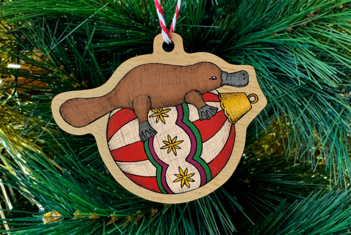 Platypus - Christmas Ornament