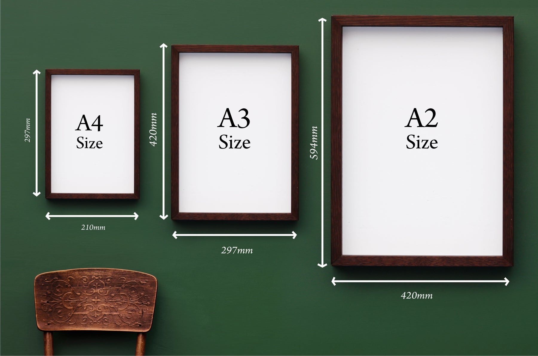 Large art print size guide