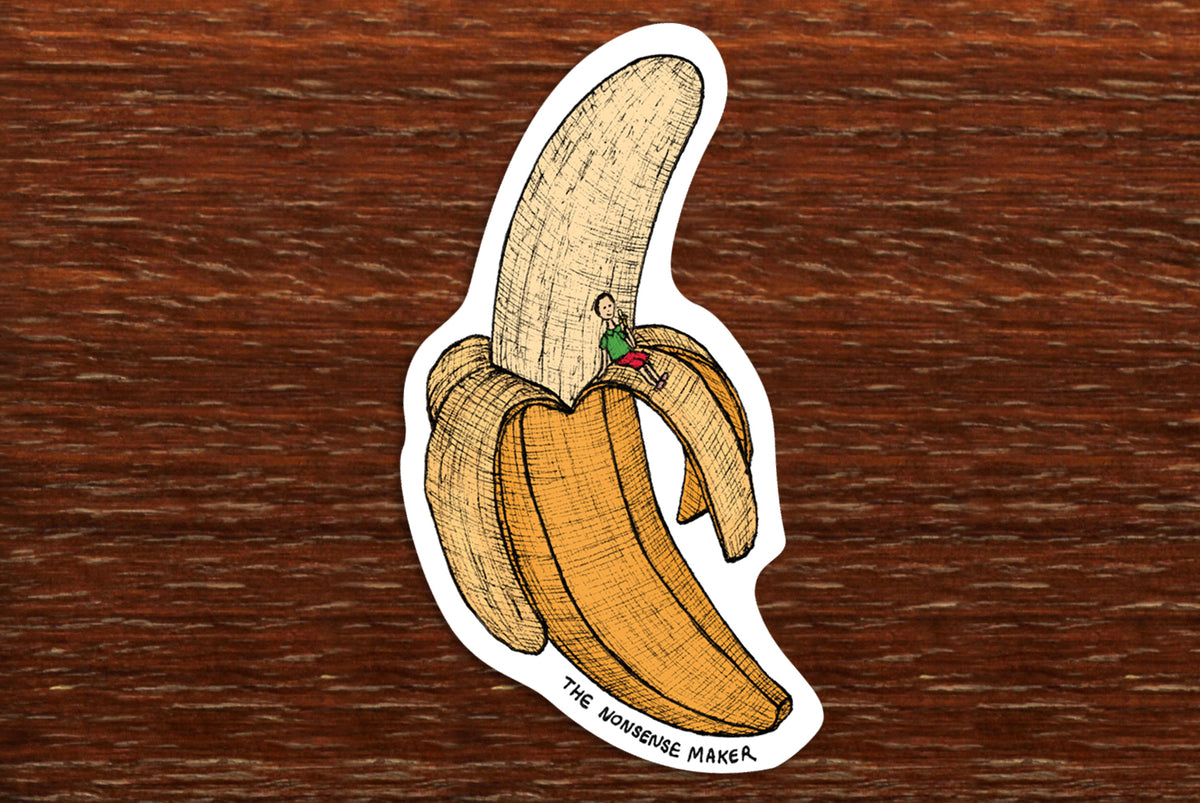 Banana Sticker - Vinyl Stickers
