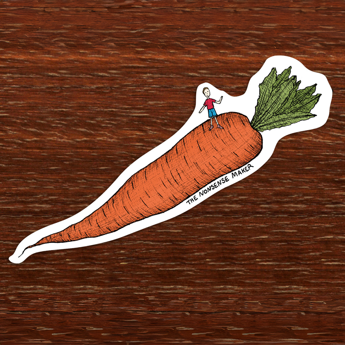 Carrot Sticker - Vinyl Stickers