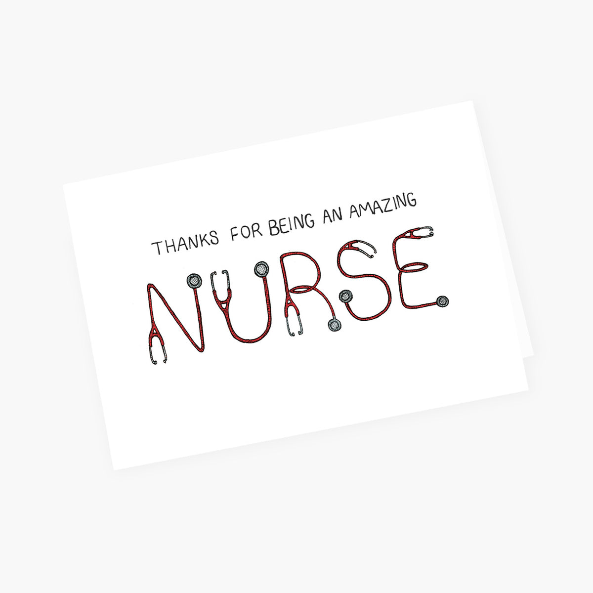 Card for a Nurse - Thank You Greeting Card
