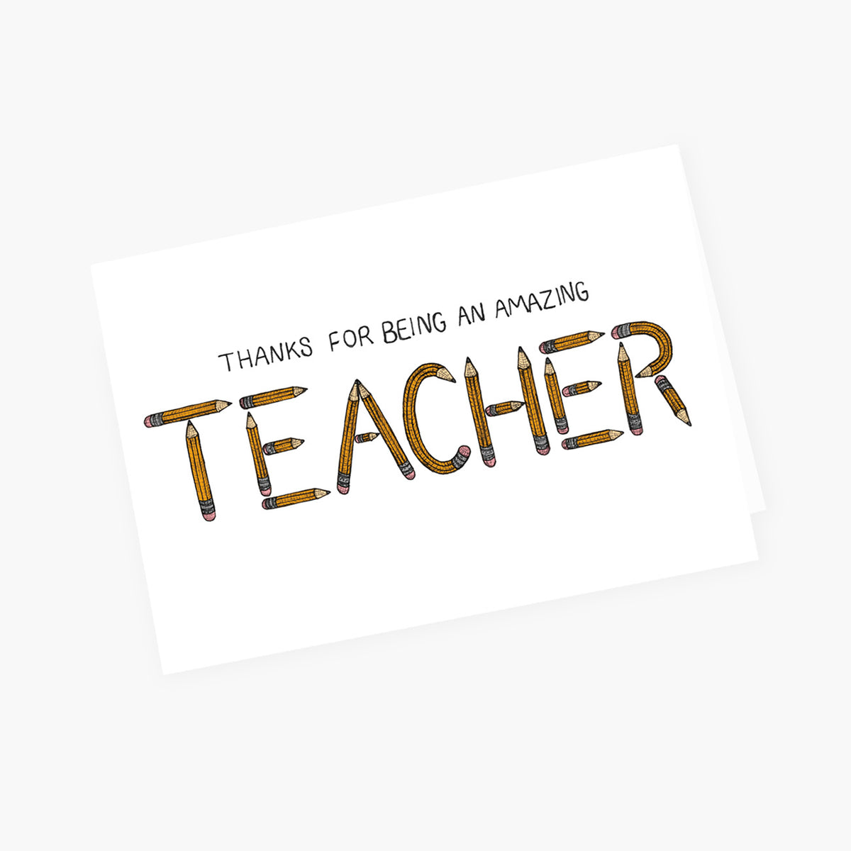 Card for a Teacher - Thanks Teacher Card