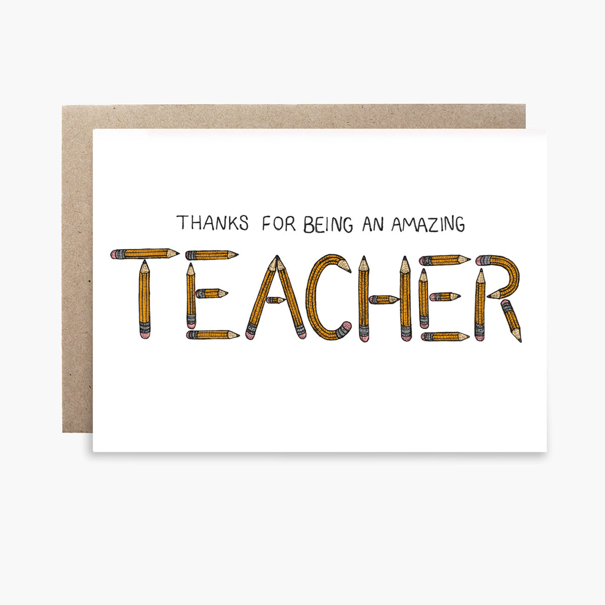 Card for a Teacher - Thanks Teacher Card