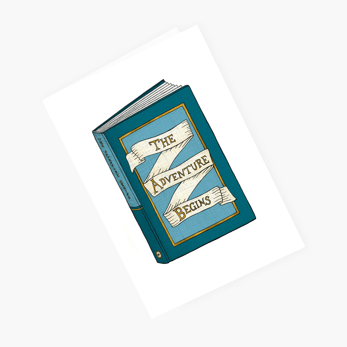 The Adventure Begins - Greeting Card