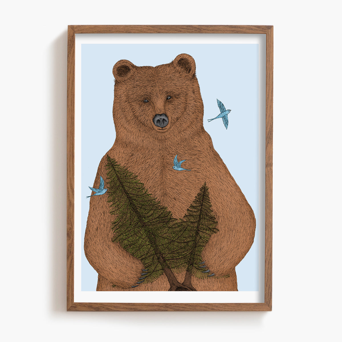 The Bear Who Left - Children's Wall Art