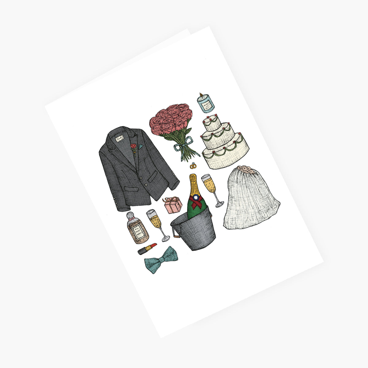 Wedding Keepsakes - Congratulations Wedding Card