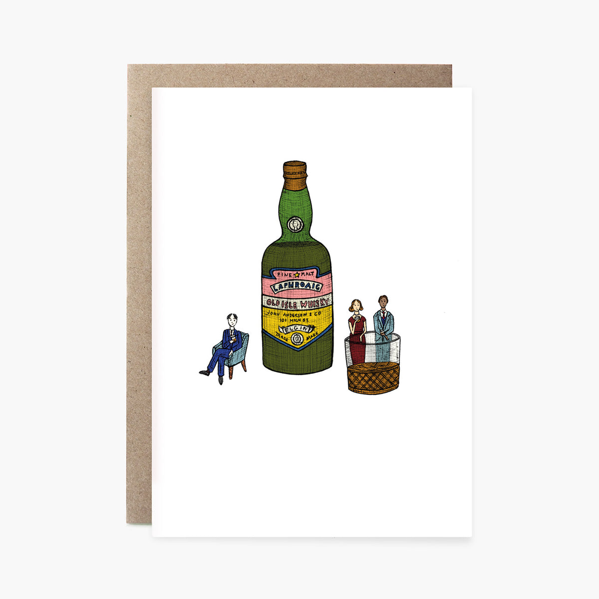 Whisky O'Clock - Greeting Card