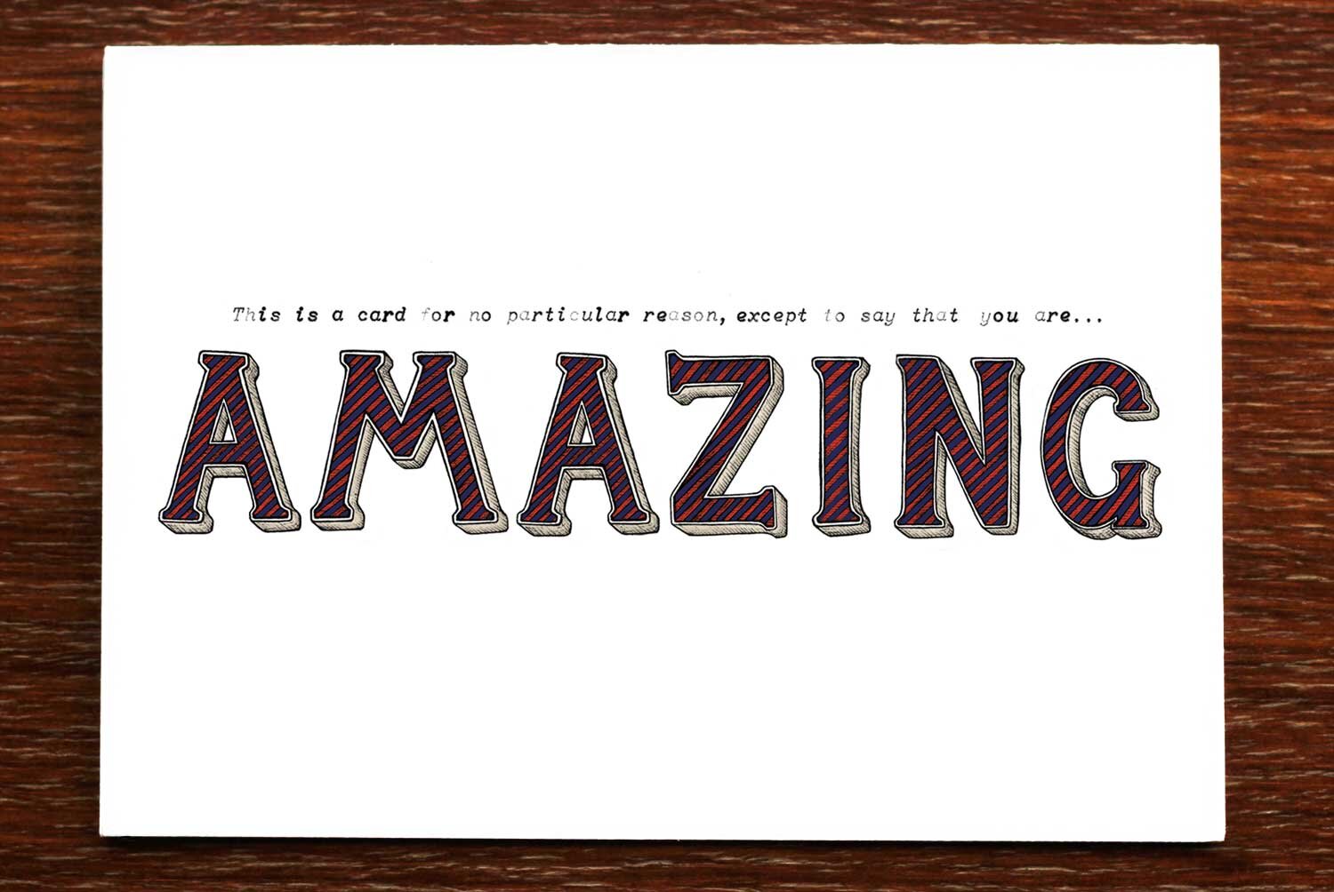 Amazing - Handmade Greeting Cards