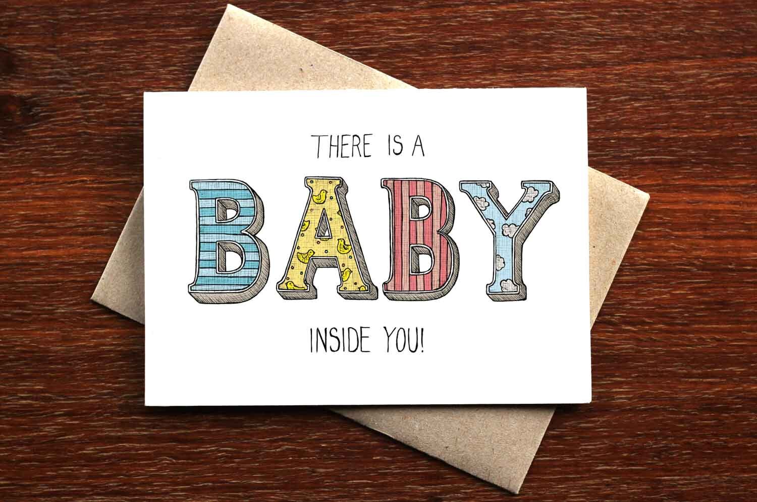Baby Inside You - Greeting Card