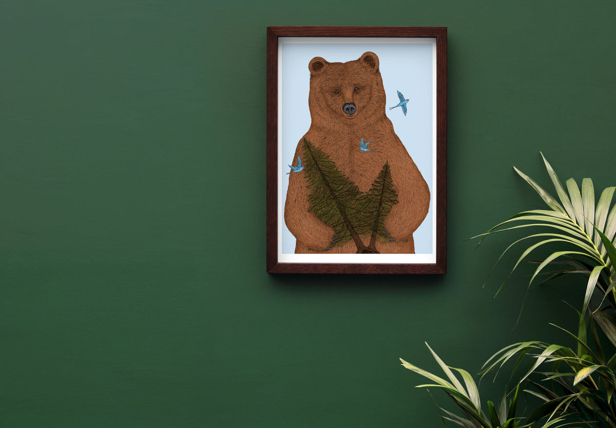 The Bear Who Left - Children's Wall Art