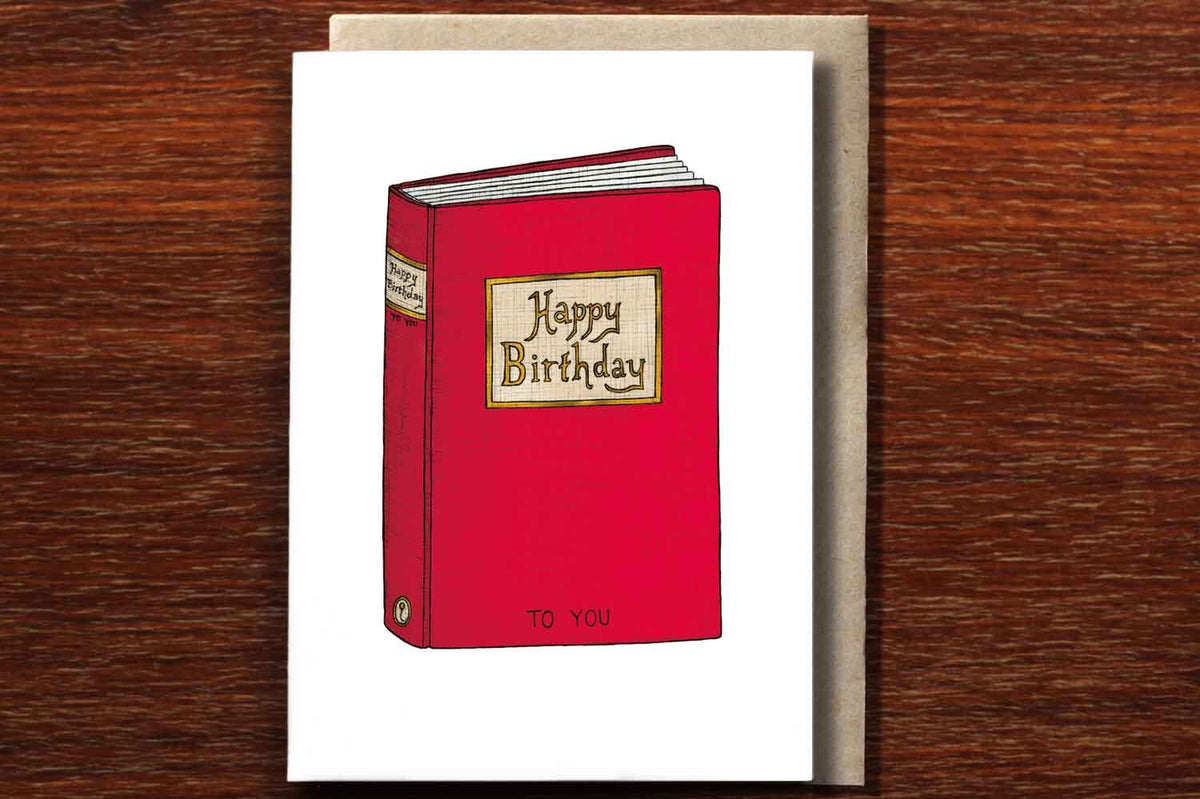 Birthday Book - Happy Birthday Card