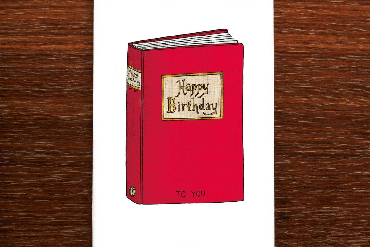 Birthday Book - Happy Birthday Card