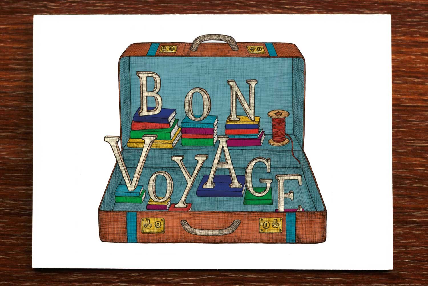 Bon Voyage Card - Farewell Card