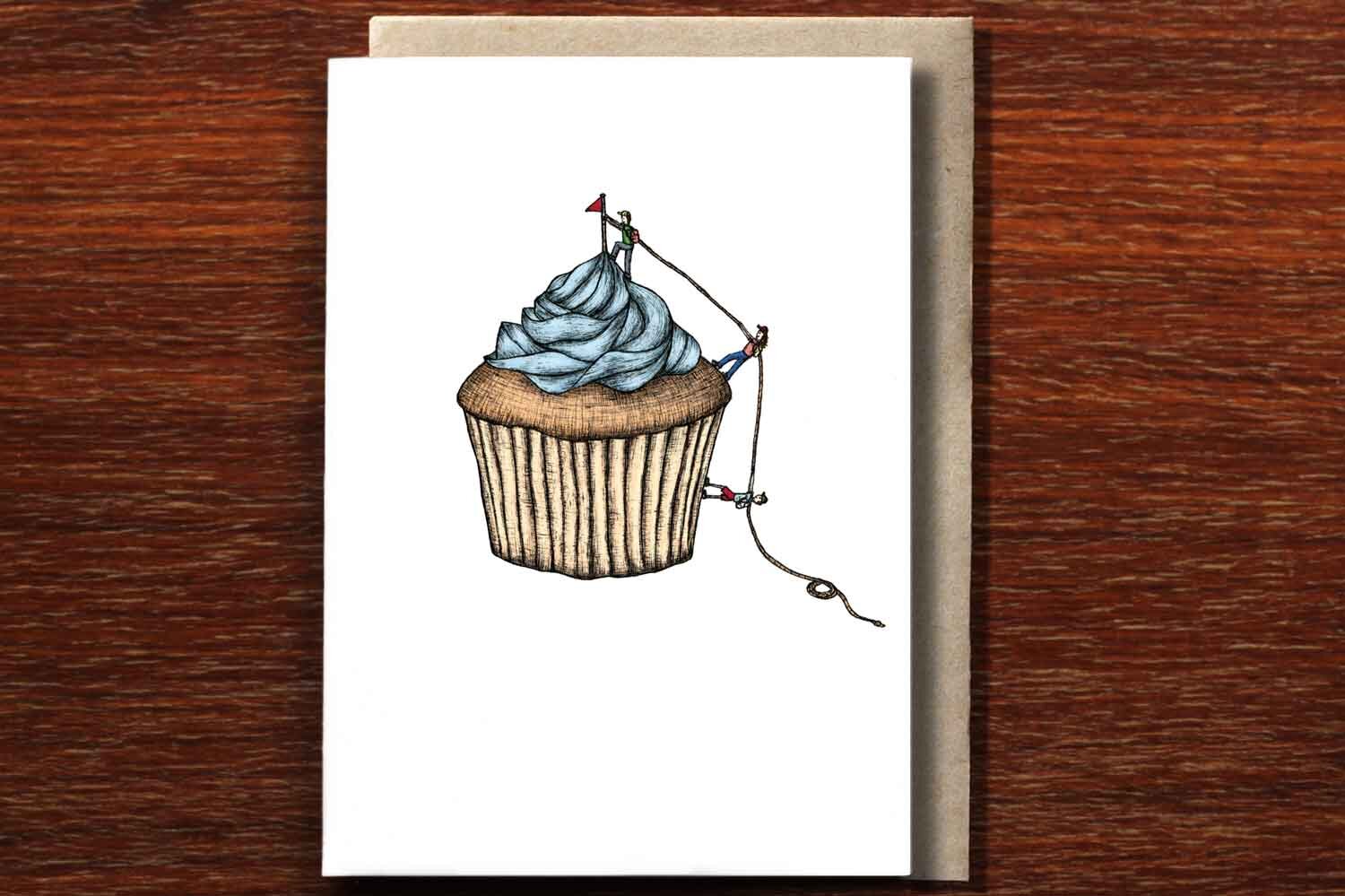 Cupcake Climbers - Greeting Card