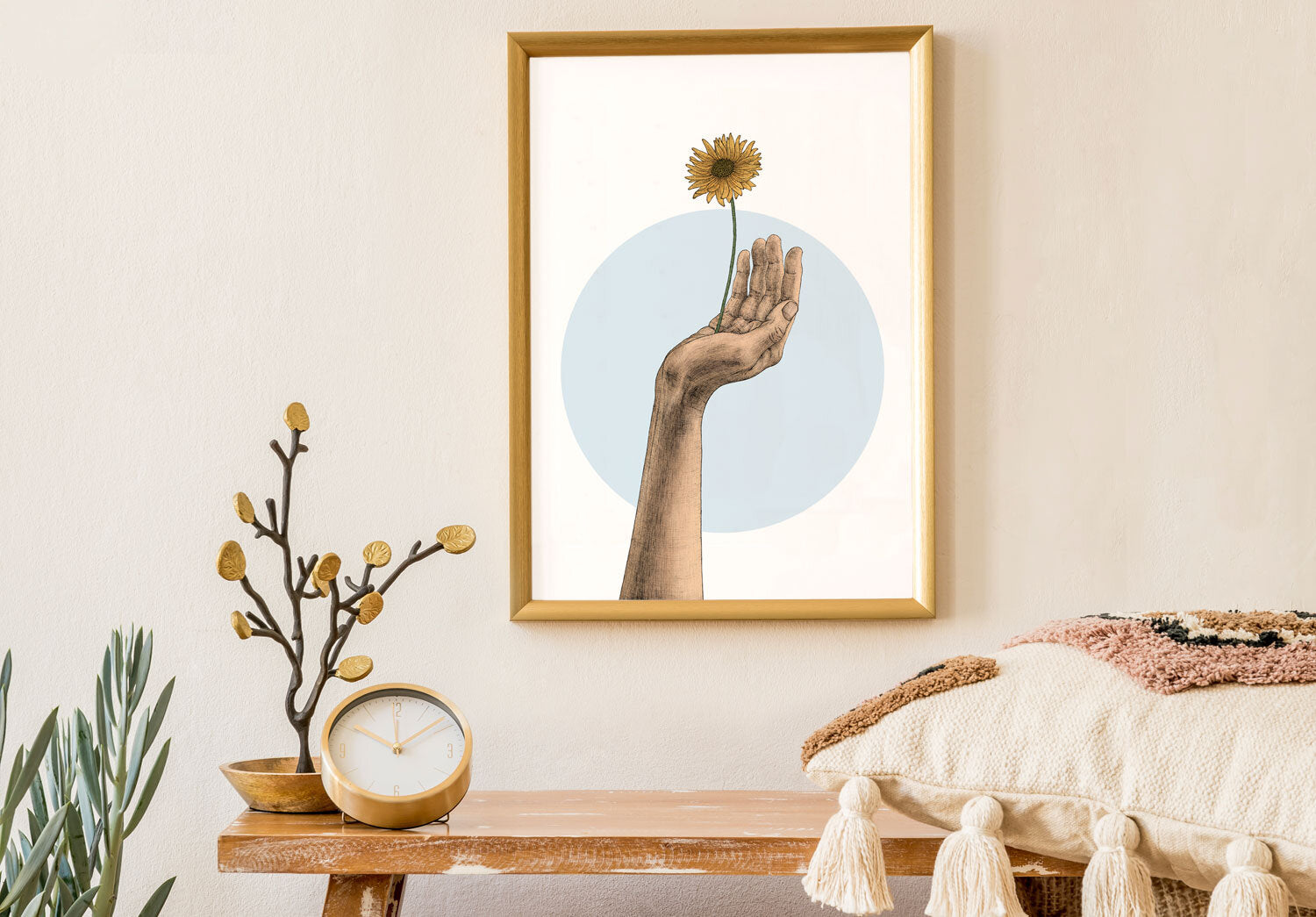 Daisy in My Hand - Limited Edition Art Print