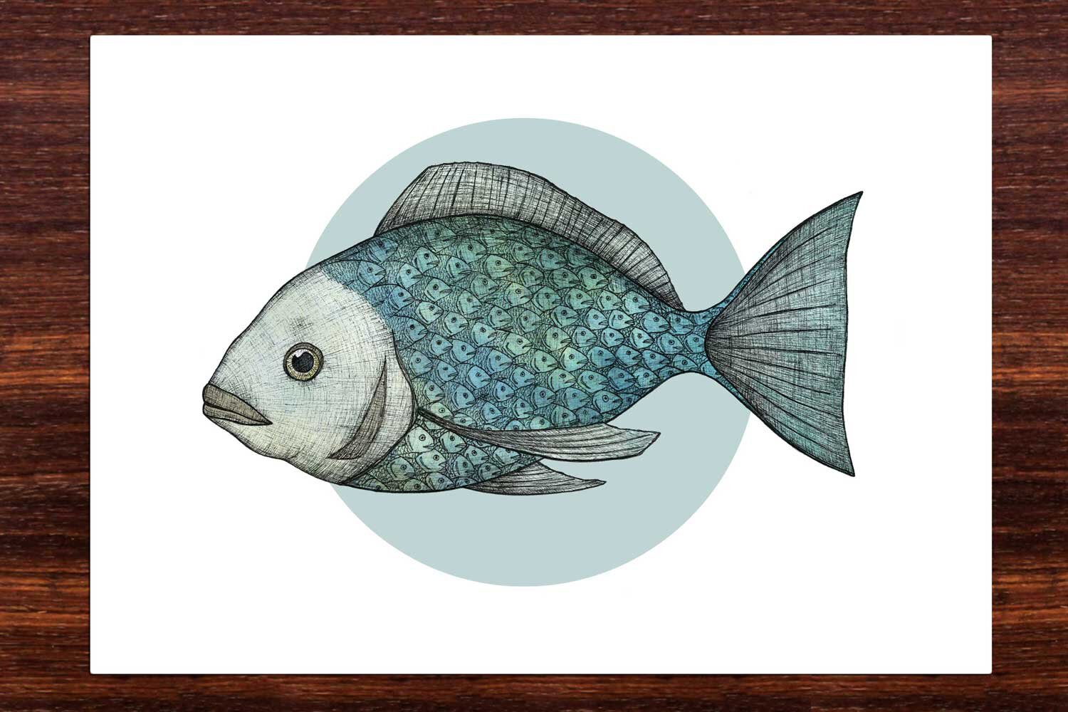 Fish Scales - Art Print